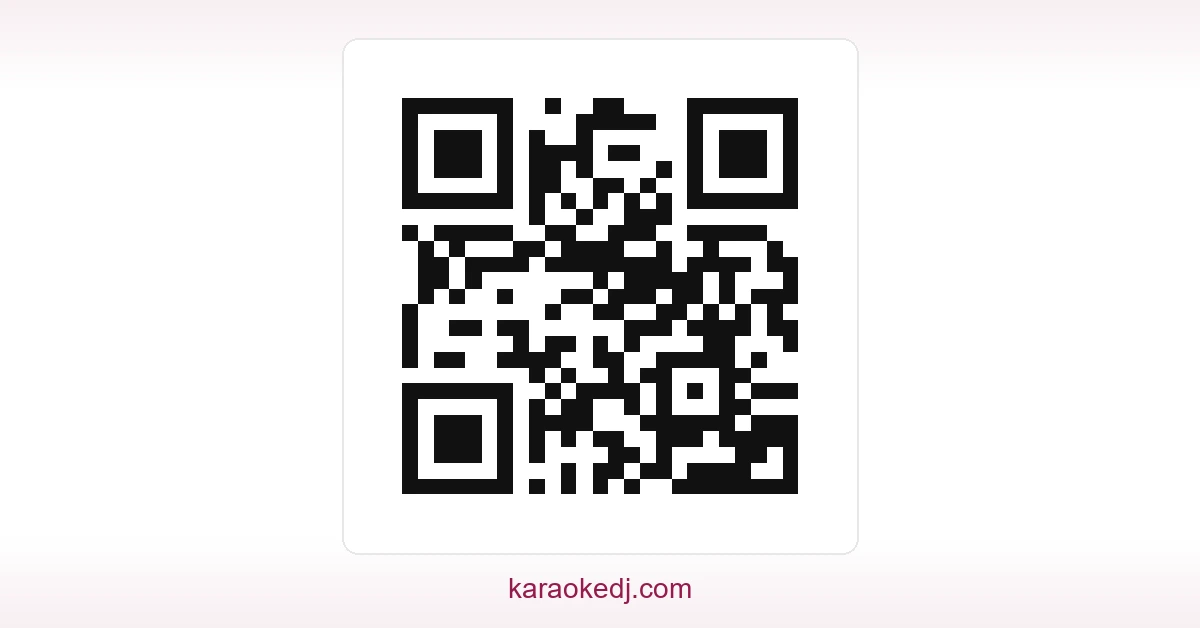 QR code for KaraokeDJ.com digital karaoke songbook
